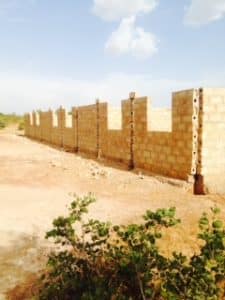 Ecole Burkina Faso financée par ARC Logiciels début des travaux